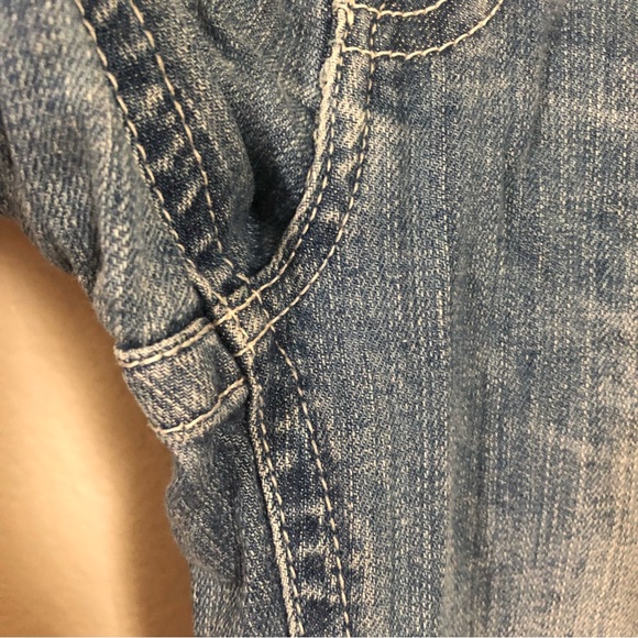 VIGOSS Womens Juniors 5 New York Boot Cut Jeans Light Wash Low Rise - Picture 8 of 14